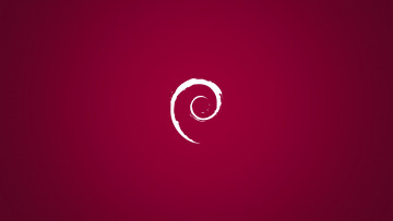 обоя компьютеры, debian, логотип, фон