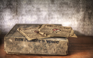 Картинка музыка -другое коробка пластинка