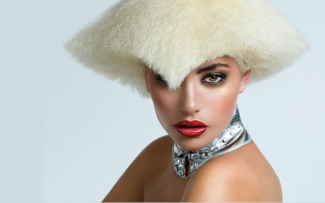 Обои картинки фото девушки, -unsort , лица,  портреты, волосы, газа, портрет, гламур