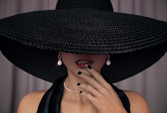 Картинка разное люди шляпа губы фон девушка