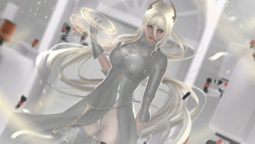 Картинка фэнтези магия взгляд фон девушка