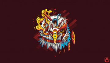 Картинка рисованное минимализм птица