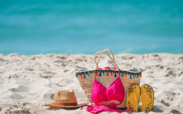 Картинка разное одежда +обувь +текстиль +экипировка пляж шляпа купальник