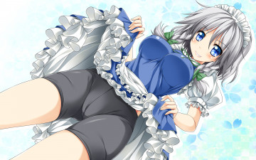 Картинка touhou аниме izayoi sakuya