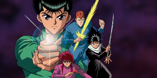 Обои картинки фото аниме, yu yu hakusho, парни