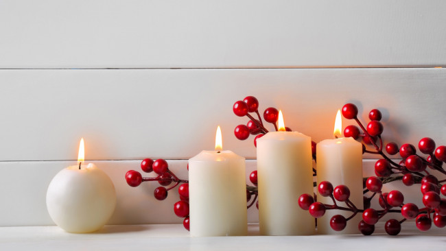 Обои картинки фото разное, свечи, огоньки