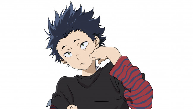 Обои картинки фото аниме, koe no katachi, форма, голоса