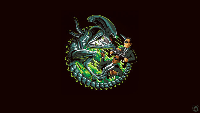 Обои картинки фото рисованное, минимализм, демон