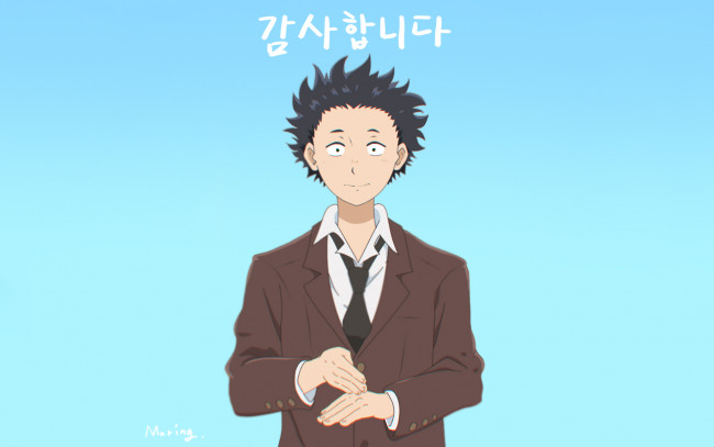 Обои картинки фото аниме, koe no katachi, форма, голоса