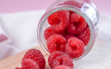 Картинка еда малина ягоды спелая