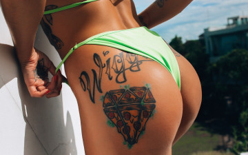 Картинка девушки -+женские+прелести купальник тату