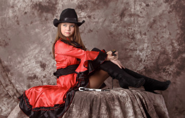 Картинка разное дети девочка костюм шляпа