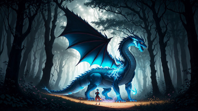 Обои картинки фото фэнтези, драконы, нейросети, графика, нейроарт, ai, art, нейронные, сети, рисунки, нейро, искусство