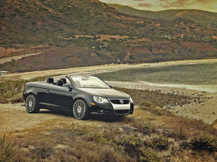 обоя 2006, volkswagen, eos, highway, study, автомобили