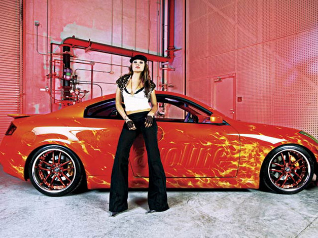 Обои картинки фото автомобили, авто, девушками