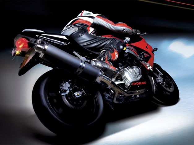 Обои картинки фото мотоциклы, hyosung