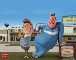 обоя облачно, возможны, осадки, виде, фрикаделек, мультфильмы, cloudy, with, chance, of, meatballs