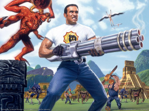 Картинка serious sam the second encounter видео игры