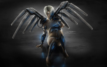 Картинка mechanical angel фэнтези ангелы