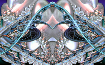 Картинка 3д графика fractal фракталы