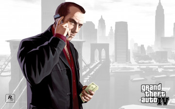 Картинка grand theft auto iv видео игры