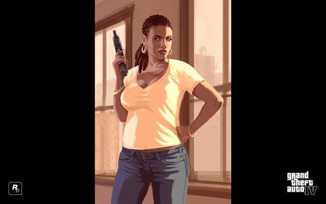 Обои картинки фото grand, theft, auto, iv, видео, игры