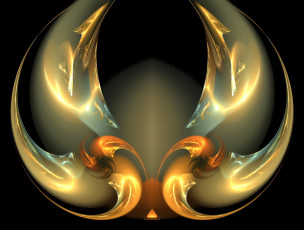 Картинка 3д графика fractal фракталы абстракция