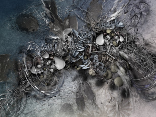 Картинка 3д графика abstract абстракции абстракция