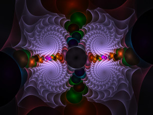 Картинка 3д графика fractal фракталы фрактал