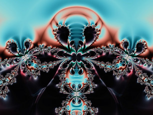 Картинка 3д графика fractal фракталы фрактал