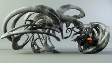 Картинка 3д графика abstract абстракции абстракция