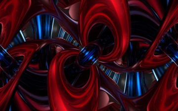 Картинка 3д графика fractal фракталы абстракция