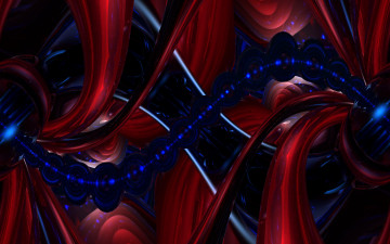 Картинка 3д графика fractal фракталы абстракция