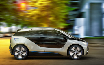 обоя bmw, i3, concept, 2012, автомобили, 3д