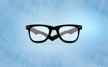 Картинка векторная графика сетка синий очки