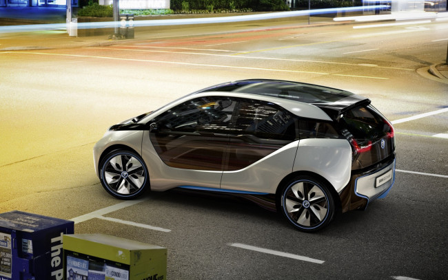 Обои картинки фото bmw, i3, concept, 2012, автомобили, 3д