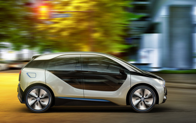 Обои картинки фото bmw, i3, concept, 2012, автомобили, 3д