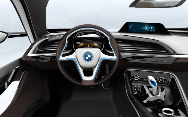 Обои картинки фото bmw, i3, concept, 2012, автомобили, 3д, i8