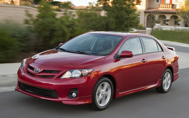 Обои картинки фото toyota, corolla, 2012, автомобили