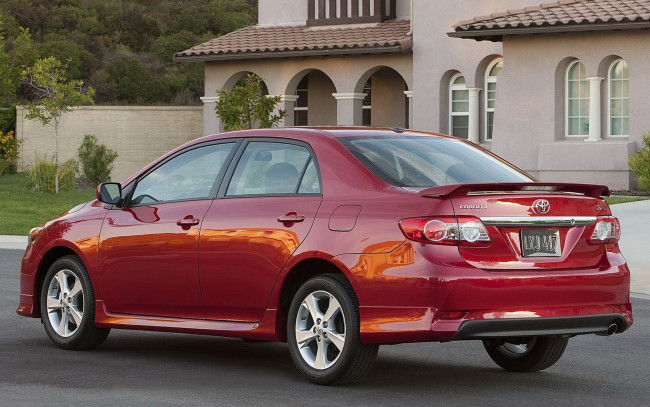 Обои картинки фото toyota, corolla, 2012, автомобили