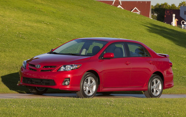 Обои картинки фото toyota, corolla, 2012, автомобили