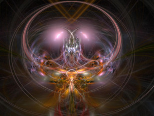 Картинка 3д графика fractal фракталы фрактал