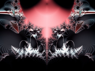 Картинка 3д графика fractal фракталы узор цвета фон