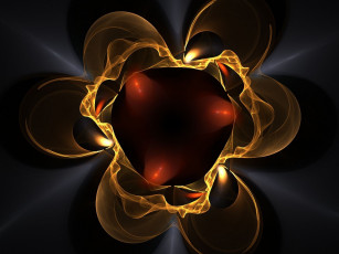 Картинка 3д графика fractal фракталы узор цвета фон