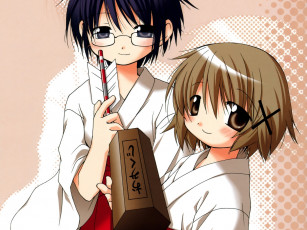 Картинка аниме hidamari sketch