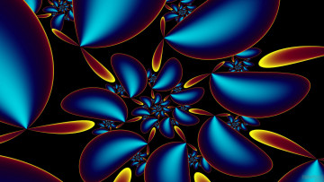 Картинка 3д графика fractal фракталы узор