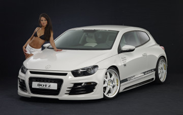 Картинка автомобили авто девушками vw scirocco