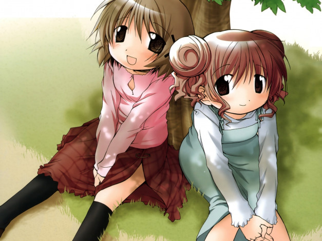 Обои картинки фото аниме, hidamari, sketch