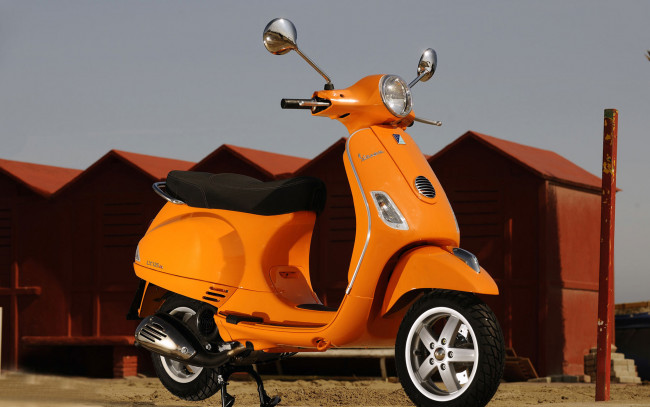 Обои картинки фото мотоциклы, мотороллеры, vespa, lxie
