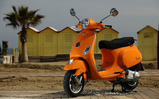 Обои картинки фото мотоциклы, мотороллеры, vespa, lxie